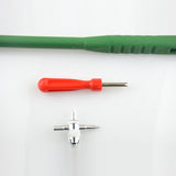Maxbell 3 Pieces Car Truck Valve Stem Core Remover Tire Tube Install Repair Kits Set