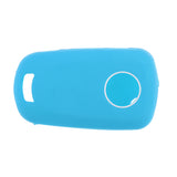 Maxbell Replacement Car 3-Button Remote Key Silicone Case Cover for Opel -Light Blue