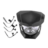 Maxbell Front Headlight HeadLamp with Black Fairing for Motorcycle Scooter Dirt Bike