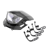 Maxbell Front Headlight HeadLamp with Black Fairing for Motorcycle Scooter Dirt Bike