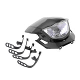 Maxbell Front Headlight HeadLamp with Black Fairing for Motorcycle Scooter Dirt Bike