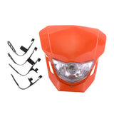 Maxbell Front Headlight HeadLamp & Orange Fairing for Motorcycle Scooter Dirt Bike