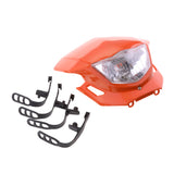 Maxbell Front Headlight HeadLamp & Orange Fairing for Motorcycle Scooter Dirt Bike