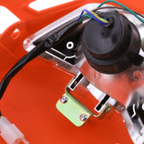 Maxbell Front Headlight HeadLamp & Orange Fairing for Motorcycle Scooter Dirt Bike