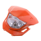 Maxbell Front Headlight HeadLamp & Orange Fairing for Motorcycle Scooter Dirt Bike