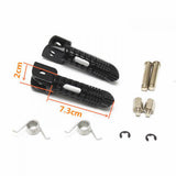 Maxbell Pair Front & Rear Footpegs Pedals for Suzuki GSXR600 GSXR750 GSXR1000 Black