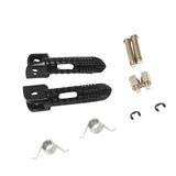 Maxbell Pair Front & Rear Footpegs Pedals for Suzuki GSXR600 GSXR750 GSXR1000 Black