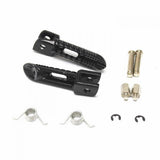 Maxbell Pair Front & Rear Footpegs Pedals for Suzuki GSXR600 GSXR750 GSXR1000 Black