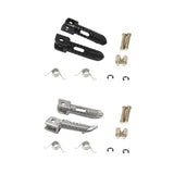 Maxbell Pair Front & Rear Footpegs Pedals for Suzuki GSXR600 GSXR750 GSXR1000 Black