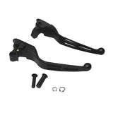 Maxbell 1 Pair Hand Brake & Clutch Levers for Harley Road King Electra Glide Black