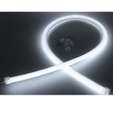 Maxbell 2 Pieces 60CM Flexible Tube LED Strips White DRL Daytime Turn Signal Lights