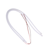 Maxbell 2 Pieces 60CM Flexible Tube LED Strips Red DRL Daytime Turn Signal Lights