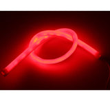 Maxbell 2 Pieces 60CM Flexible Tube LED Strips Red DRL Daytime Turn Signal Lights