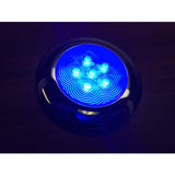 Maxbell DC 12V LED Dome Interior Stainless Round Ceiling Light Boat RV Blue