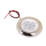 Maxbell DC 12V LED Dome Interior Stainless Round Ceiling Light Boat RV Blue