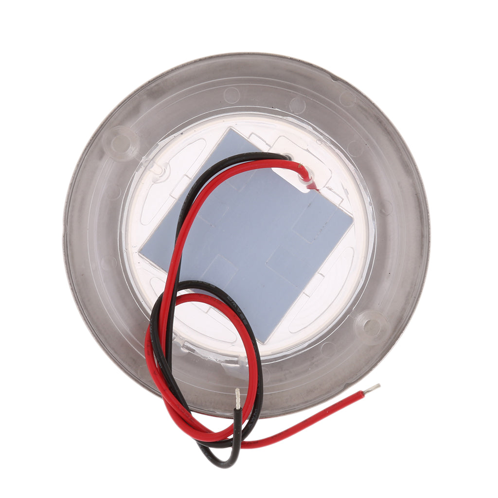Maxbell DC 12V LED Dome Interior Stainless Round Ceiling Light Boat RV Blue
