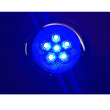 Maxbell DC 12V LED Dome Interior Stainless Round Ceiling Light Boat RV Blue