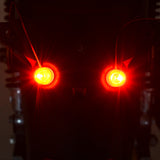 Maxbell 1 Pair DC12V-85V Universal Motorcycle Warning LED Lights - Red