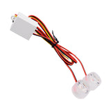 Maxbell 12-85V Car Truck Flashing Emergency Warning LED Strobe Lights Flasher White