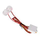 Maxbell 12-85V Car Truck Flashing Emergency Warning LED Strobe Lights Flasher White