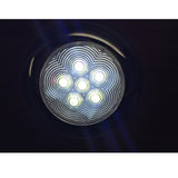 Maxbell DC 12V LED Dome Interior Stainless Round Ceiling Light Boat RV White