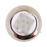 Maxbell DC 12V LED Dome Interior Stainless Round Ceiling Light Boat RV White