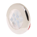 Maxbell DC 12V LED Dome Interior Stainless Round Ceiling Light Boat RV White