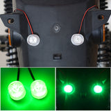 Maxbell 1 Pair DC12V-85V Universal Motorcycle Warning LED Lights - Green