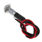 Maxbell 8mm 12V LED Dash Panel Warning Fog Light Indicator Lamp Car Van Boat Blue