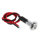 Maxbell 8mm 12V LED Dash Panel Warning Fog Light Indicator Lamp Car Van Boat Blue