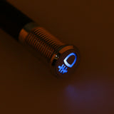 Maxbell 8mm 12V LED Dash Panel Warning Fog Light Indicator Lamp Car Van Boat Blue