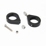 Maxbell Pair Turn Signal Mount Bracket 41mm Fork Relocation Clamps for Harley Black