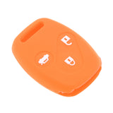 Maxbell 3-Button Silicone Cover Fits for Honda Accord Remote Key Case Orange