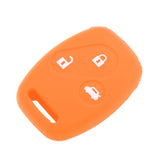 Maxbell 3-Button Silicone Cover Fits for Honda Accord Remote Key Case Orange