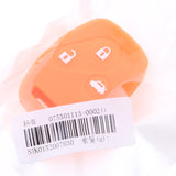 Maxbell 3-Button Silicone Cover Fits for Honda Accord Remote Key Case Orange