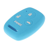 Maxbell 3-Button Silicone Cover Fits for Honda Accord Remote Key Case Blue