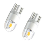 Maxbell 2 Pieces T10-2SMD-3030 LED Car Dash Interior Light Side Wedge Bulbs - Yellow
