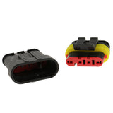 Maxbell 10 Kit 4 Pin Way Sealed Waterproof Electrical Wire Connector Plug Terminal