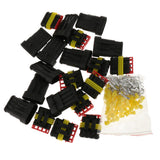 Maxbell 10 Kit 4 Pin Way Sealed Waterproof Electrical Wire Connector Plug Terminal