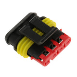 Maxbell 10 Kit 4 Pin Way Sealed Waterproof Electrical Wire Connector Plug Terminal