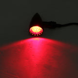 Maxbell 2 Piece 20-LED BrakeTurn Signal Tail Light for Motorcycle Black + Red #5