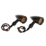 Maxbell 2 Piece 20-LED BrakeTurn Signal Tail Light for Motorcycle Black + Amber #4