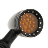 Maxbell 2 Piece 20-LED BrakeTurn Signal Tail Light for Motorcycle Black + Amber #4