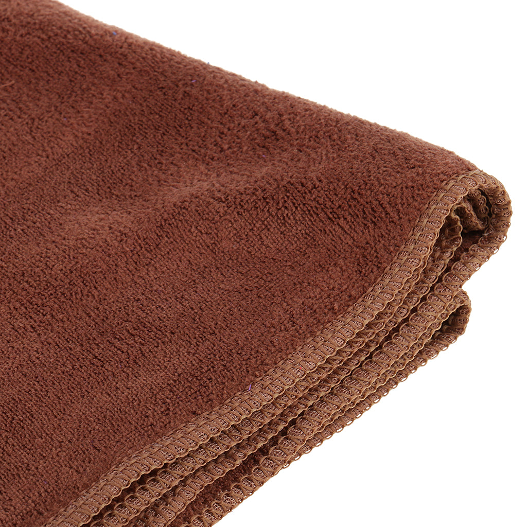 Maxbell Large 60cm*180cm Microfibre Super Absorbent Water Cleaning Wash Towel Brown