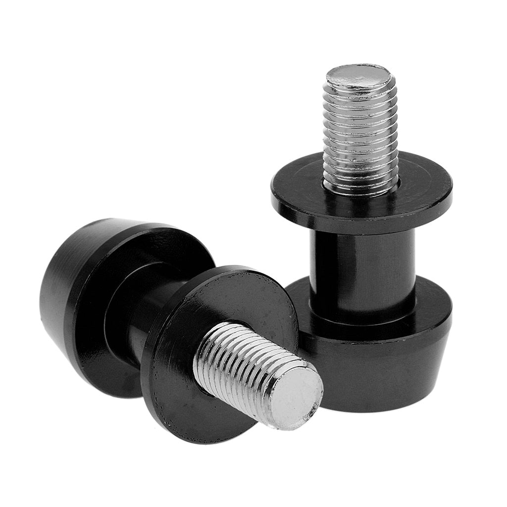 Maxbell 2x Motorcycle CNC Swingarm Swing Arm Spools Sliders Stand Bobbins 10mm Black
