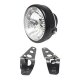 Maxbell 7" Universal Motorcycle Headlight LED Turn Signal Light Black Bracket Mount