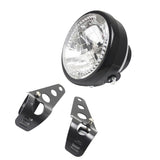 Maxbell 7" Universal Motorcycle Headlight LED Turn Signal Light Black Bracket Mount