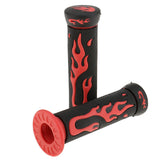 Maxbell Universal 7/8'' Motorcycle Scooter Handlebar Hand Grips Rubber Red