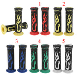 Maxbell Universal 7/8'' Motorcycle Scooter Handlebar Hand Grips Rubber Red