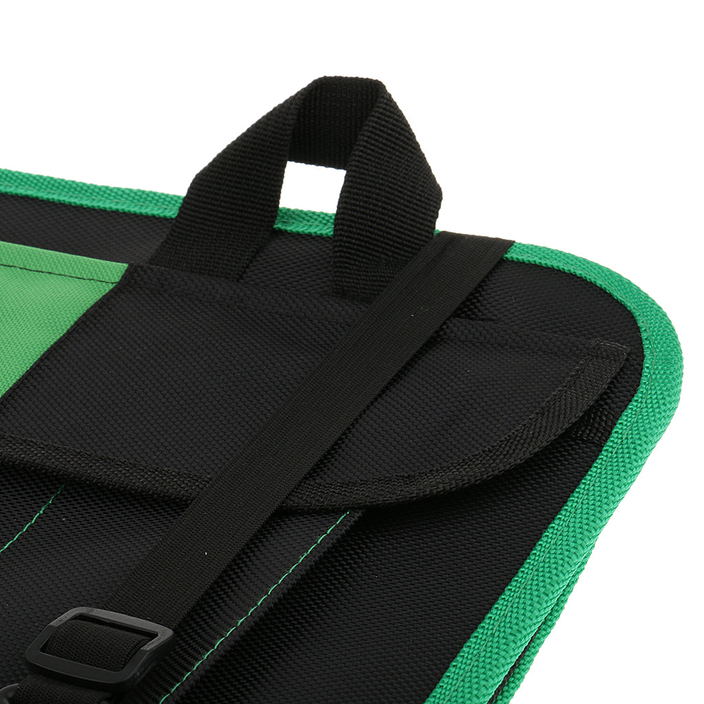 Maxbell Car Back Seat Organiser Travel Storage Organizer Pocket Holder Green Edge